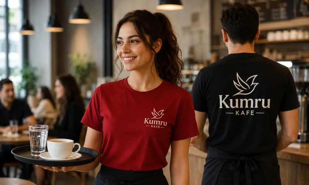 İşletmelere özel logo baskılı kurumsal tişört – toplu sipariş ve promosyon