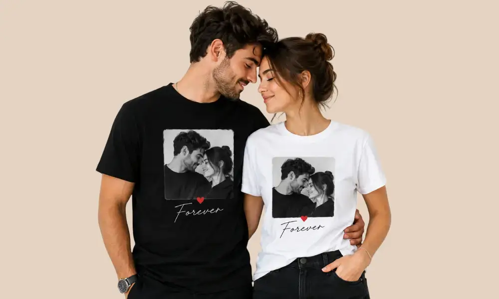 Kişiye özel baskılı tişört – fotoğraf ve tasarım baskısı