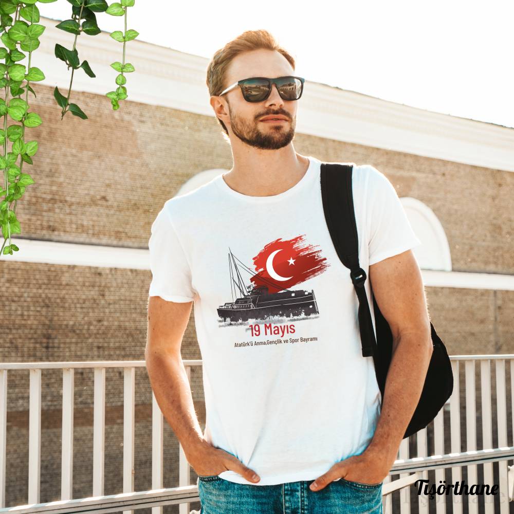 19 Mayıs Atatürk'ü Anma Gençlik ve Spor Bayramı Tişörtü