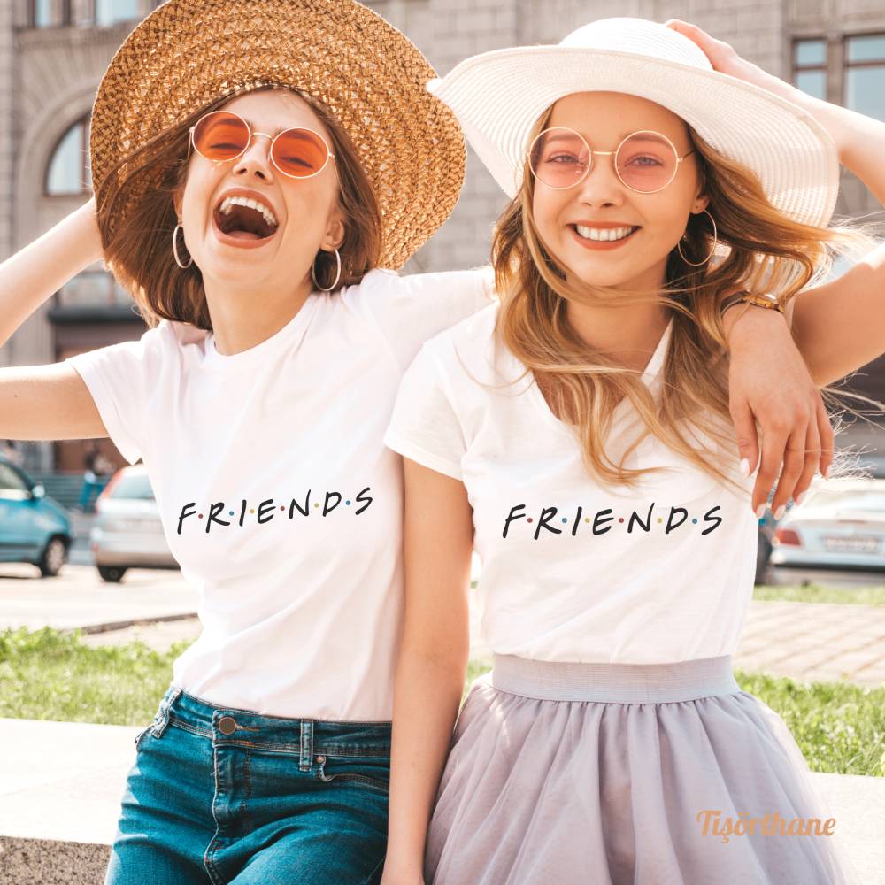 Friends Tasarımlı, Arkadaş Grubuna Özel Baskılı Tişört