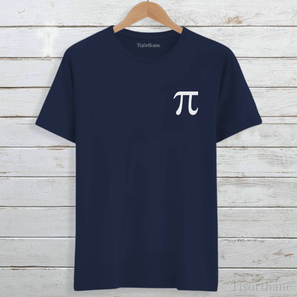 Pi Tutkusu Matematik Aşkı Tasarımlı Baskılı Tişört