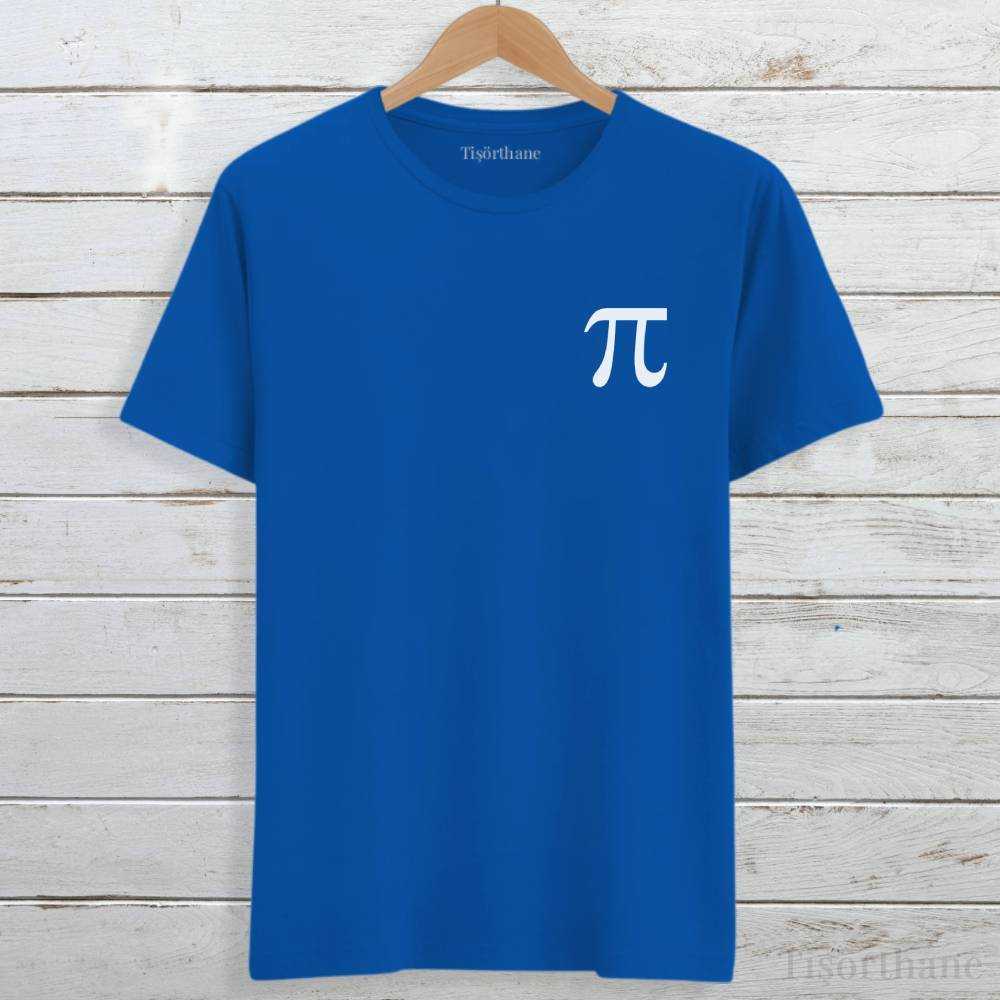 Pi Tutkusu Matematik Aşkı Tasarımlı Baskılı Tişört