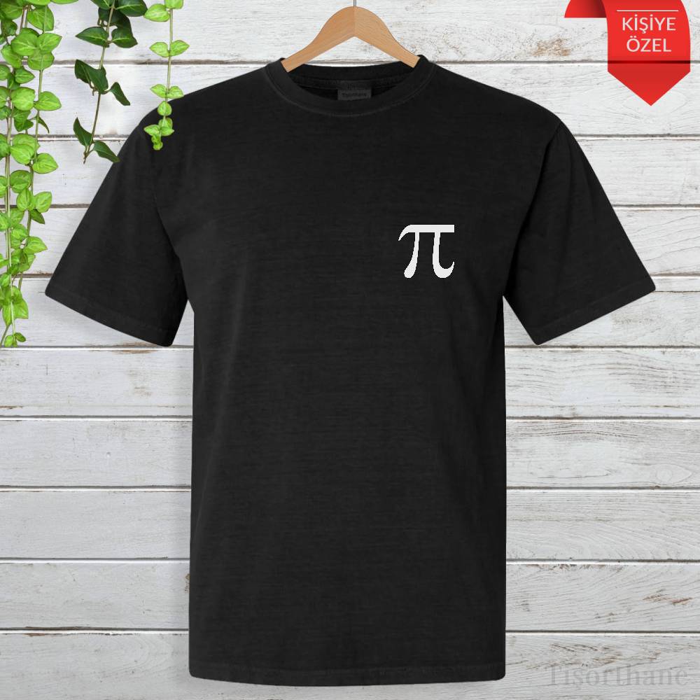 Pi Tutkusu Matematik Aşkı Tasarımlı Baskılı Tişört