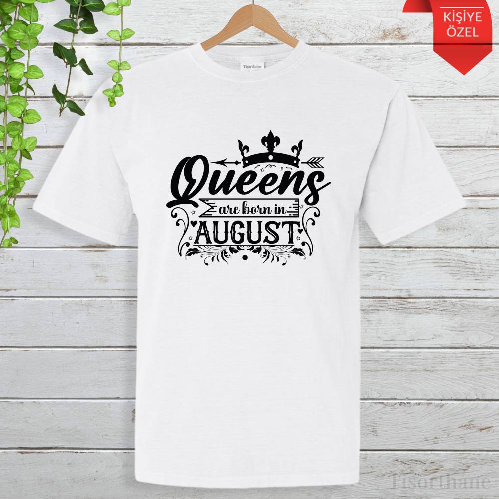 Queens Tasarımlı, Doğum Ayınıza Özel Baskılı Tişört