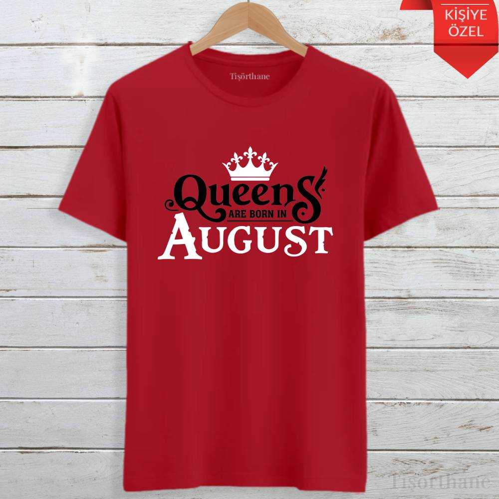 Queens Tasarımlı, Doğum Ayınıza Özel Baskılı Tişört