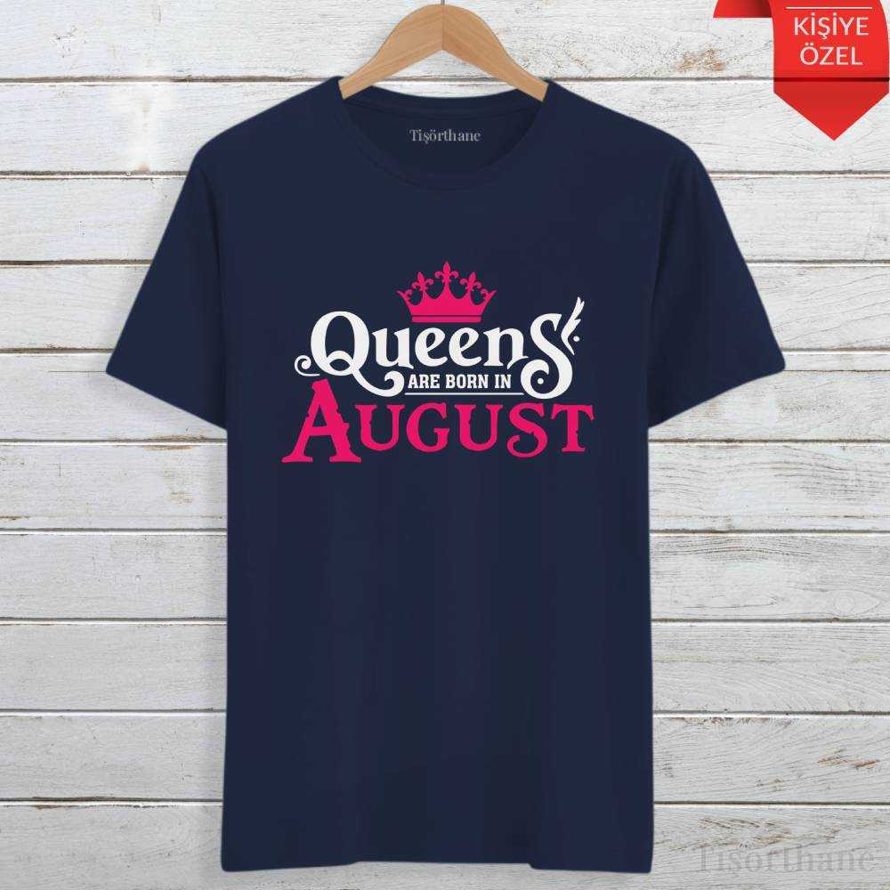 Queens Tasarımlı, Doğum Ayınıza Özel Baskılı Tişört