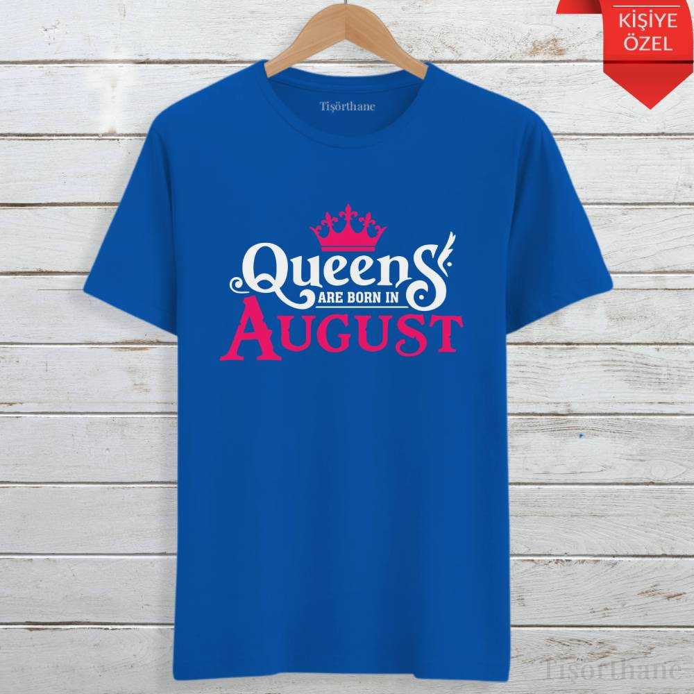 Queens Tasarımlı, Doğum Ayınıza Özel Baskılı Tişört