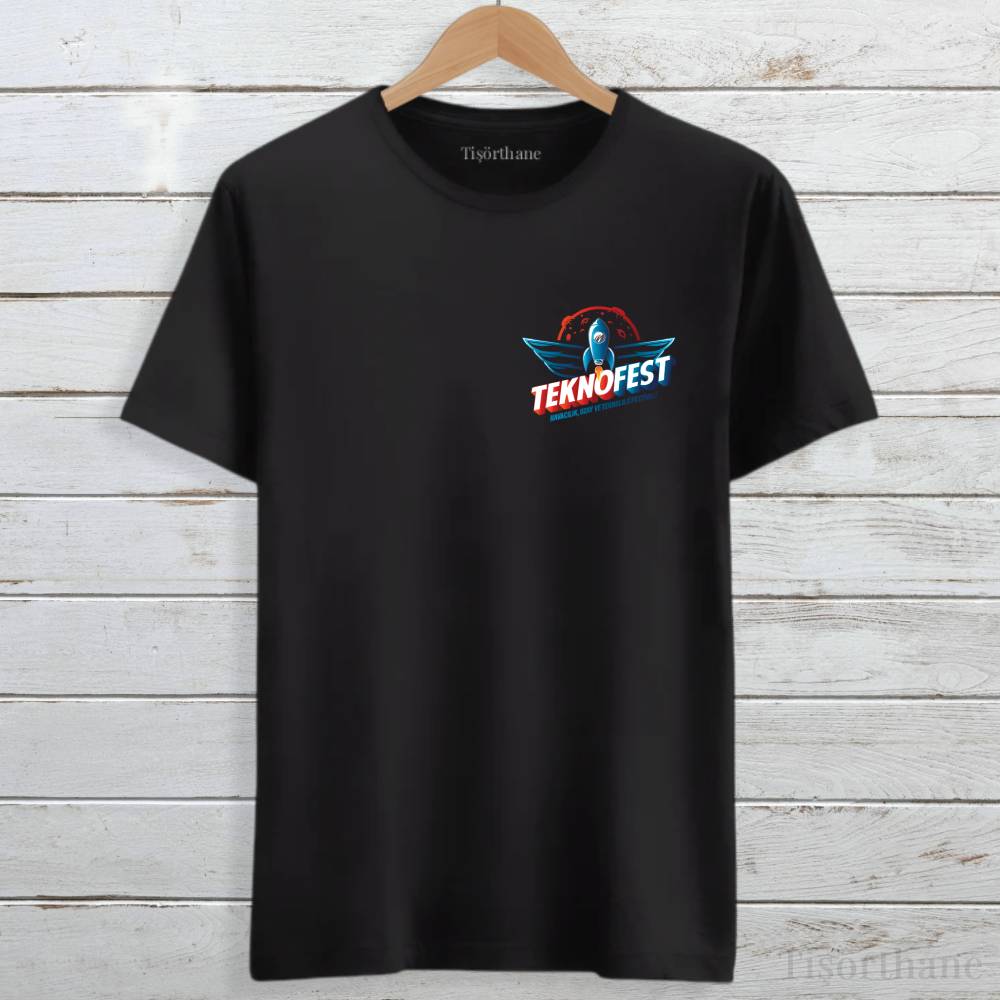 Teknofest Logo Baskılı Promosyon Tişört
