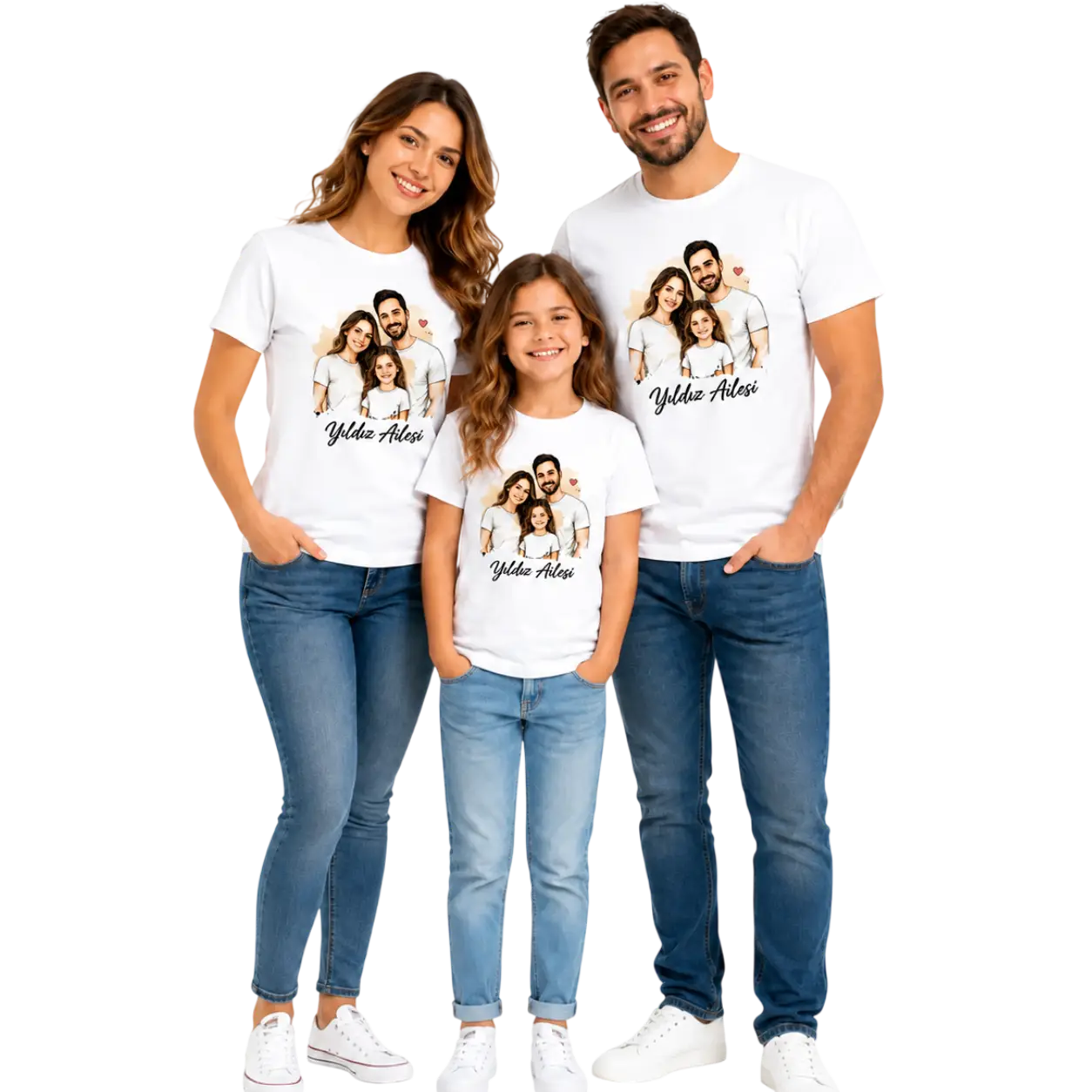 Aile tişört baskı – özel günler için baskılı tişörtler